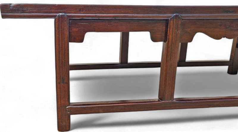 Antique Coffee Table Rattan Top gallery