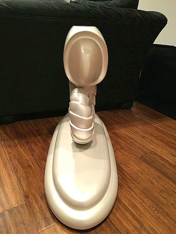 Chambered Nautilus SEA SHELL CONSOLE TABLE in Pearl White gallery