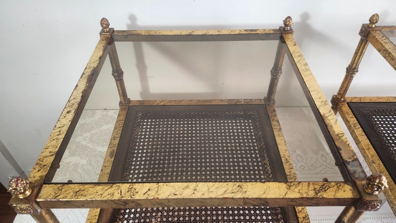 Mid 20th Century Mid-Century Maison Jansen Style French Neoclassical Gilt Metal gallery