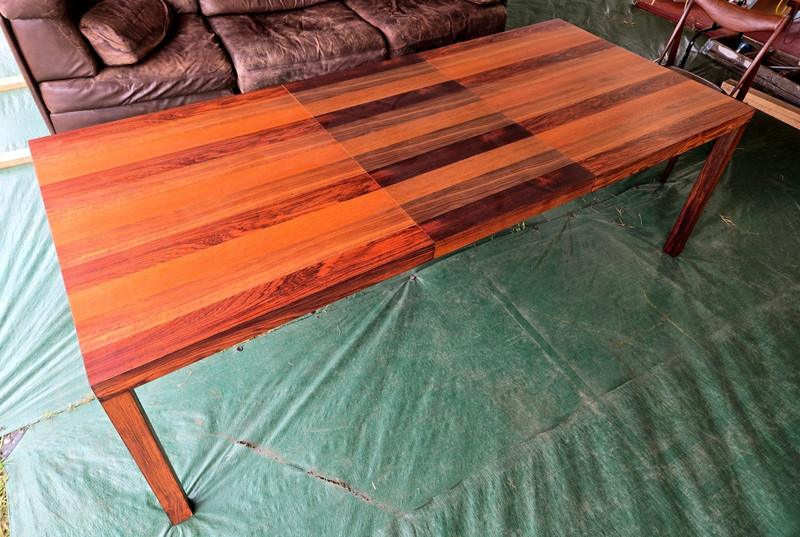 Dyrlund,Danish,dining table with leaf gallery
