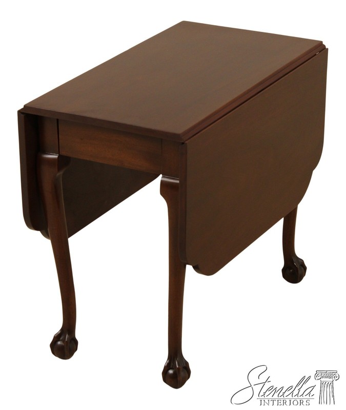 L70274: BIGGS Thomas Jefferson Ball & Claw Mahogany Table