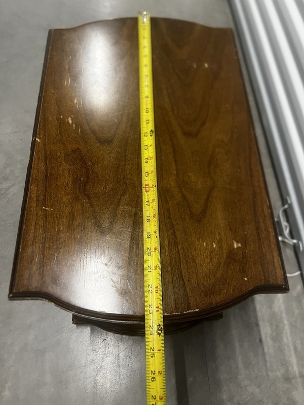 Brandt Side Table, Nightstand, Three Drawer Unique Rare Imperfections Free Ship gallery