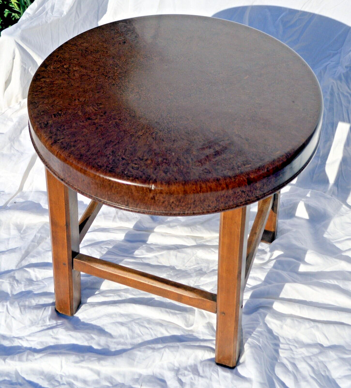 1930's Art Deco Table, Bakelite Top, Oak Legs Goodearl Brothers Ltd High Wycome. gallery