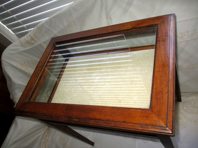 VTG Brandt Furniture Federal Style Mahogany Brighton Court Curio Table 20x18x13 gallery