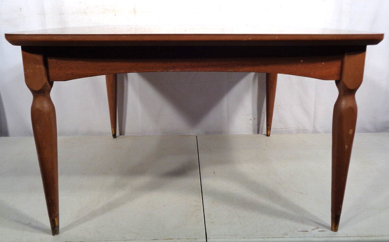 VTG Mid Century Modern End Side Accent Coffee Table Tapered Hardwood Legs 1960's gallery