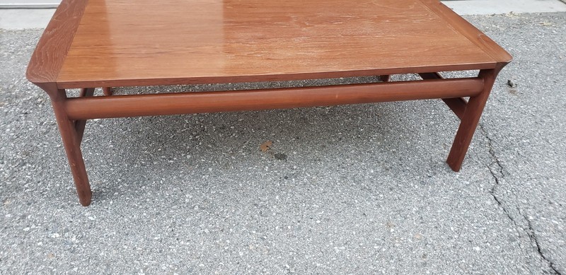 Teak Mid Century Modern Coffee Table Danish (behind the chair not included) gallery