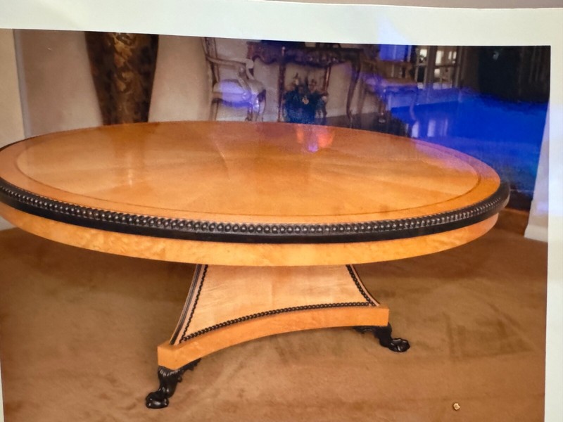 late 20th century Biedermeier, EJ Victor style table