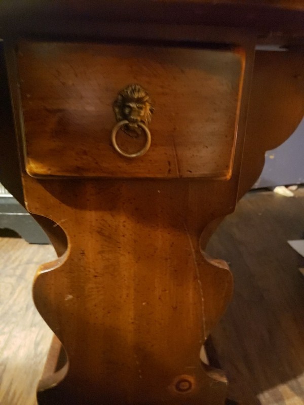 Ethan Allen Antique Pub Table Vintage. gallery