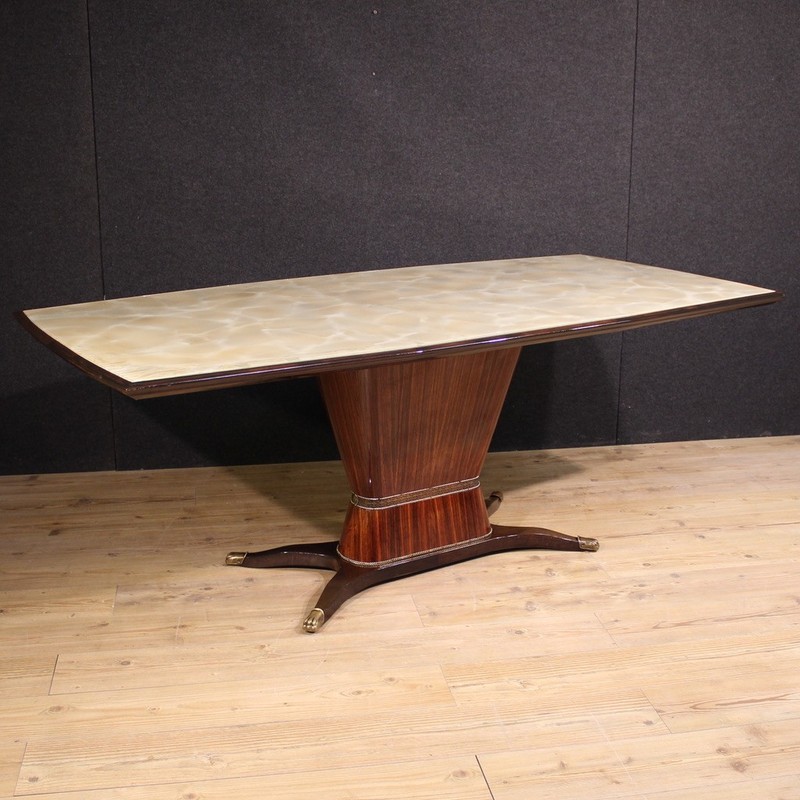 Great Italian dining table modern furniture design Fratelli Rigamonti Desio
