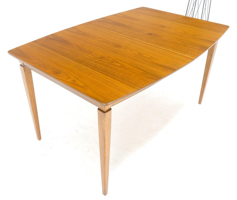 American Walnut 3x12" Extension Leaves Boards Boat Shape Dining Table MINT gallery