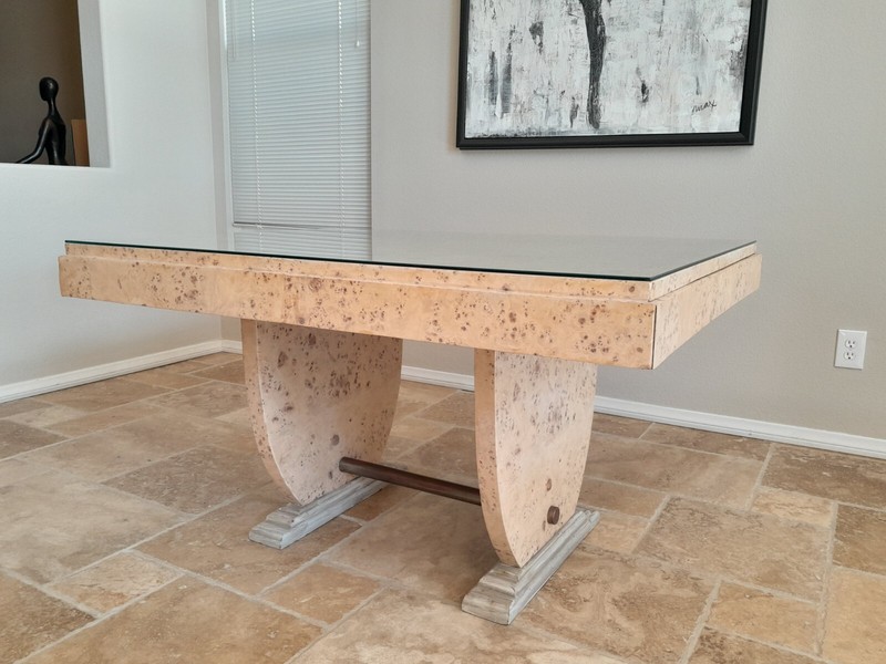 1930 Antique French Art-Deco Dining Table