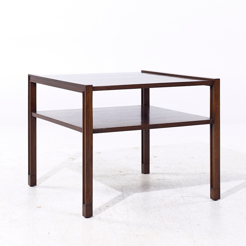 Edward Wormley for Dunbar Mid Century Mahogany End Tables - Pair gallery