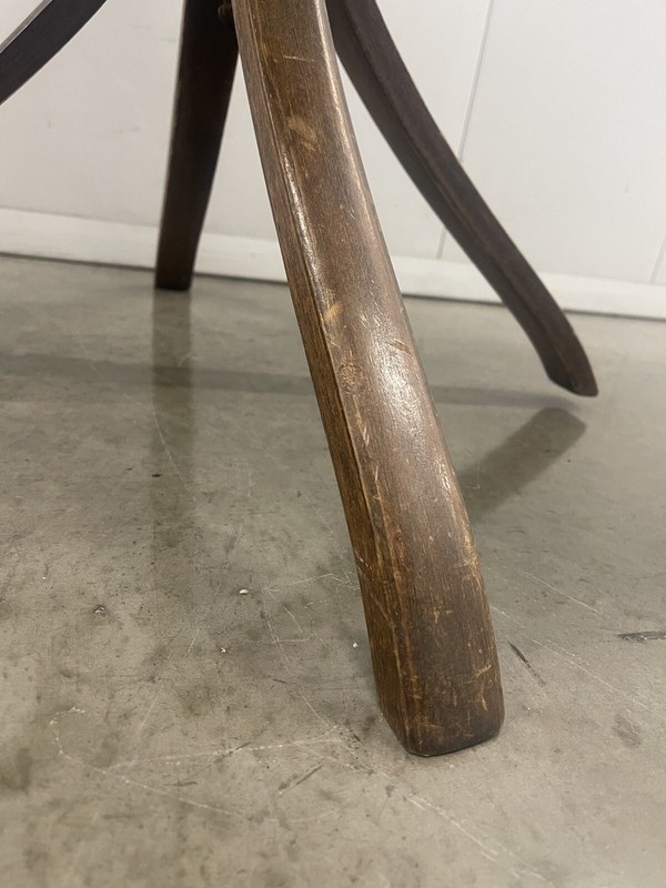 Vintage Bent Wood Cane Side / End Table gallery