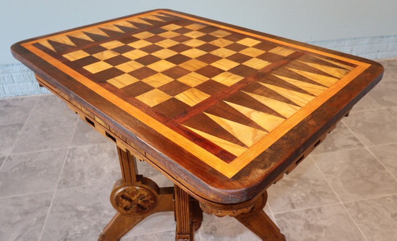French Neo-Renaissance gaming table, circa 1875–1895