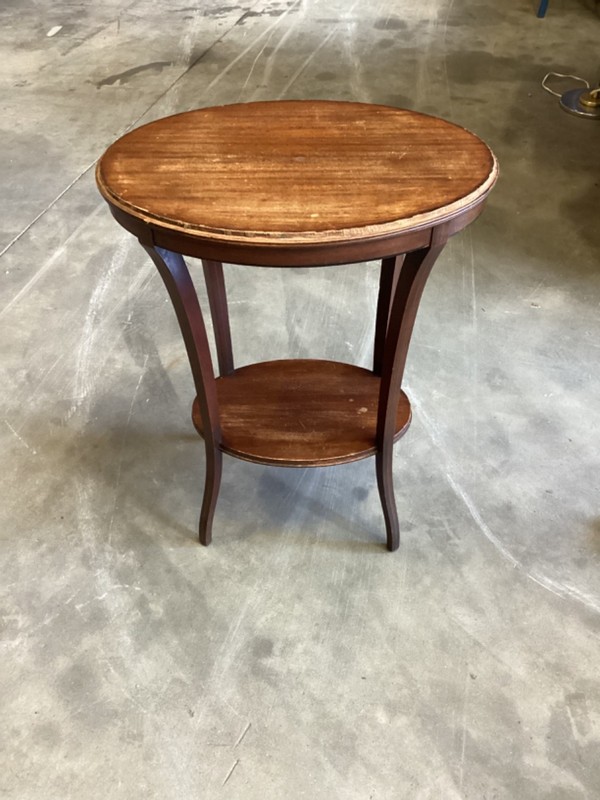 Antique Grand Rapids Imperial Side Table Painted No Metal Trim For Restore