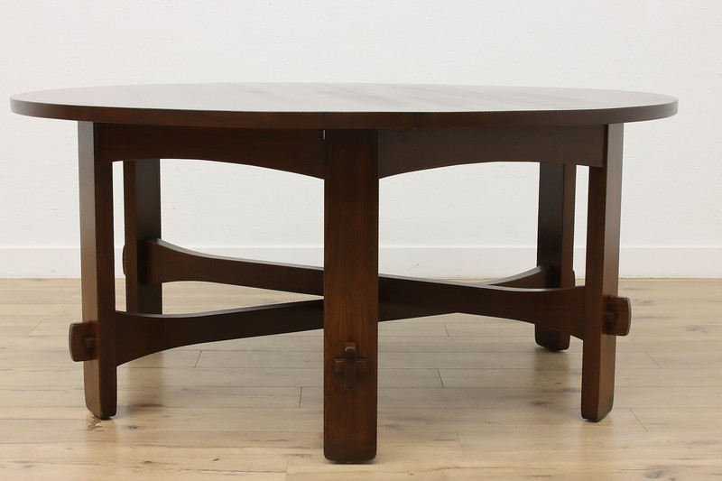 Arts & Crafts Mission Oak 66" Craftsman Dining or Game Table #53664 gallery