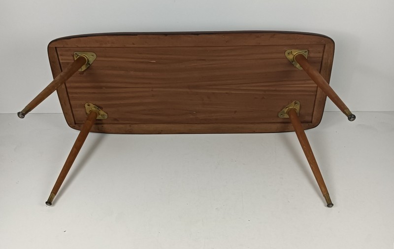 Teak vintage retro table ceramic tiles mosaic pattern Funky coffee occasional ta gallery