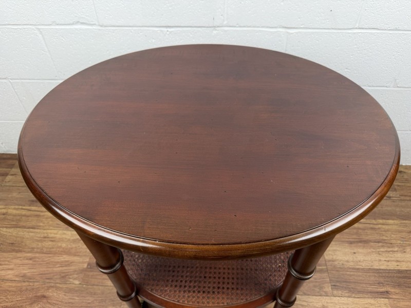 Ethan Allen British Classics Old World Treasures Accent Oval End Table #29-8923 gallery