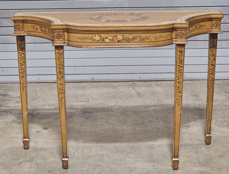 Chelsea House Adams Style Painted Finish Hall Table Console Table Sofa Table