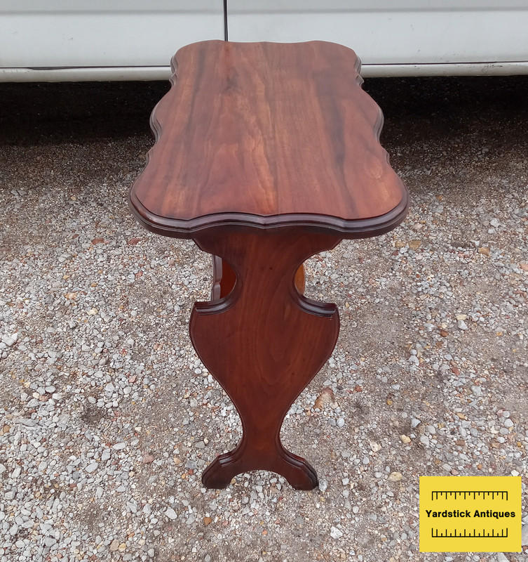 Solid Walnut Bookshelf Table / End Table (BST-22) gallery