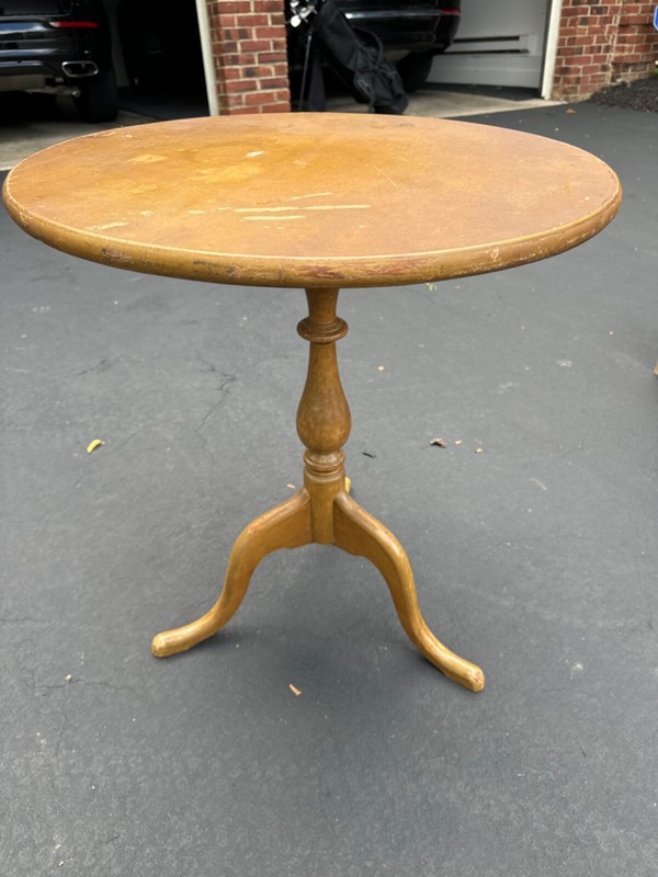 Cushman Maple Three-Leg Small Round Table