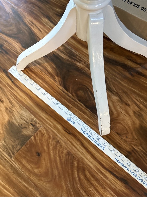 VTG-French Rectangular Accent Table With Drawer-white Chippy-very Cute! gallery