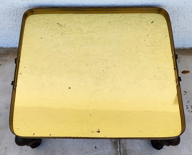 Brass Tray Table Mid Century gallery