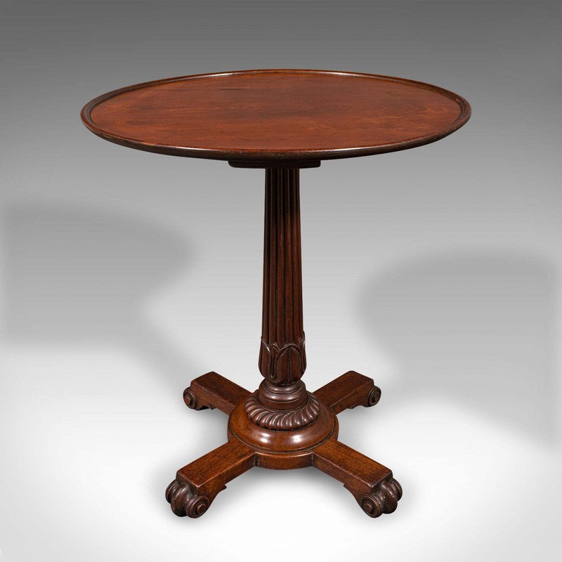 Small Antique Wine Table, English, Lamp, Side, Serving, William IV, Circa 1835 gallery