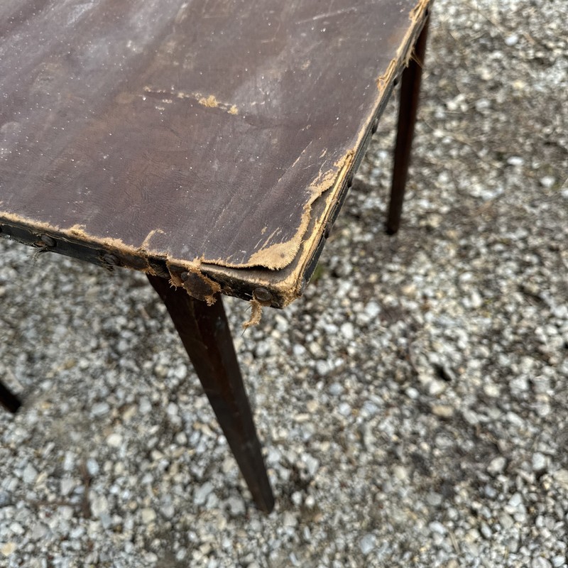 Antique Folding Wood Table “Old Reliable” Brand Card Table 30”x30”x28”~Read All gallery