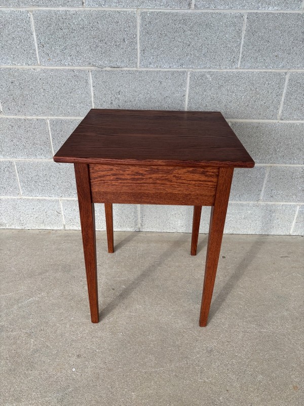 HUNT COUNTRY FURNITURE SHAKER STYLE OAK SINGLE DRAWER SIDE TABLE (FREE SHIPPING) gallery