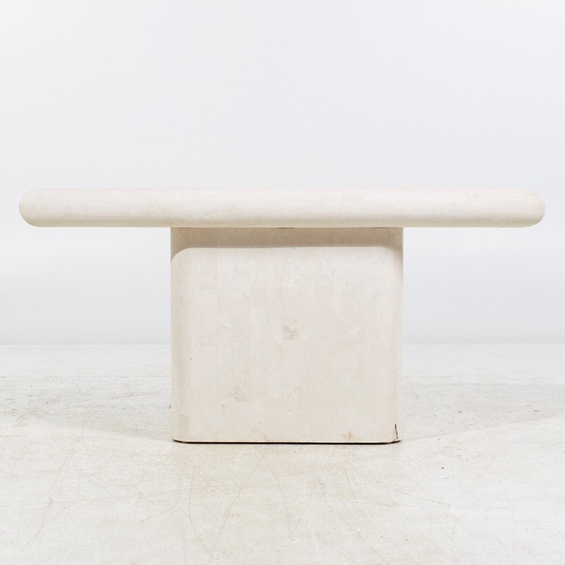 Postmodern Pedestal Console Table gallery
