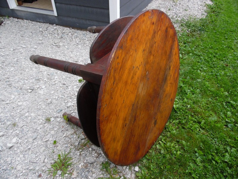 Antique Game Card Poker Table, H-30", w-38", Primitive, Circa 1860, very solid gallery