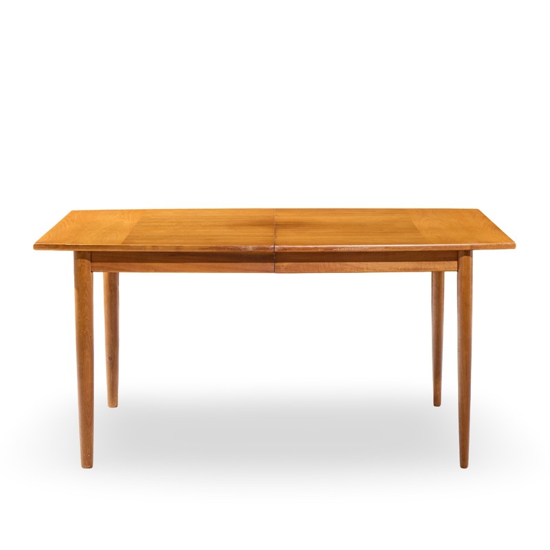 Barney Flagg for Drexel Parallel Walnut Expanding Dining Table with 2 Leaves gallery