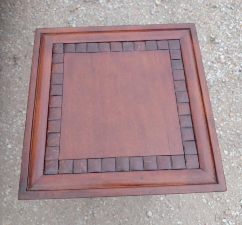 Mahogany Inlaid End Table / Plant Stand (PS243) gallery