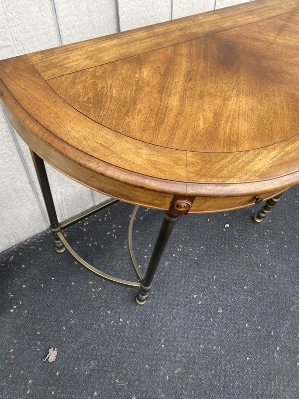 66431 Modern 1/2 Round Console Table Stand gallery