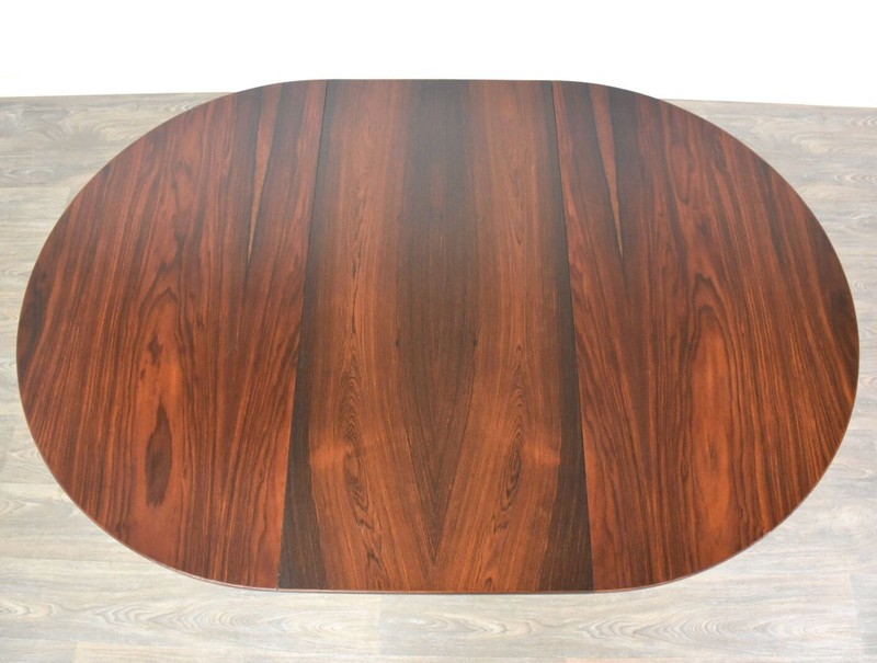 Danish Modern Oval Rosewood Dining Table gallery