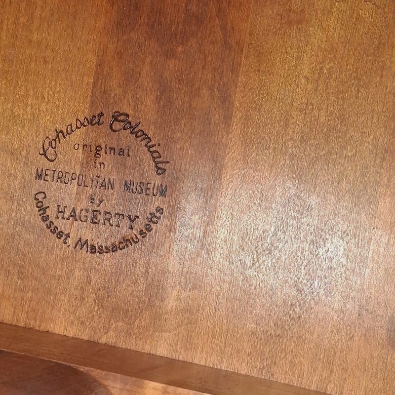 Hagerty Colonial Octagonal Wood Accent Table Metropolitan Museum Cohasset gallery