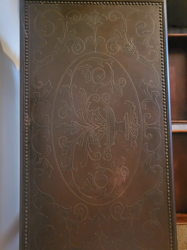 Antique Theodore Alexander Table, William And Mary Armory gallery