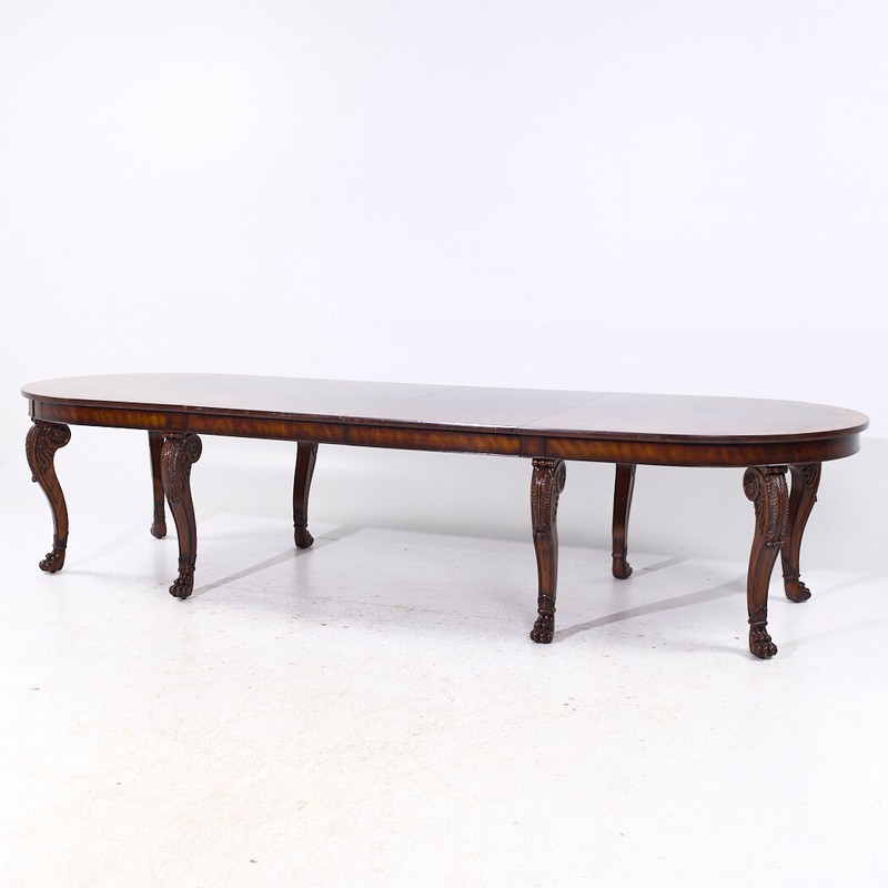 Ralph Lauren Mahogany Traditional Dining Table with 2 Leaves-Free Shipping gallery