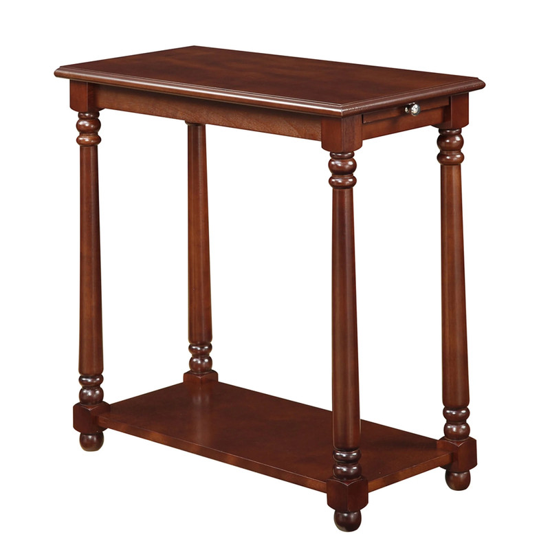 Small Narrow Chair Side End Table Accent For Living Room Office Furniture Thin gallery