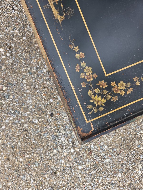 Gilded Chinoiserie Style Side Table gallery