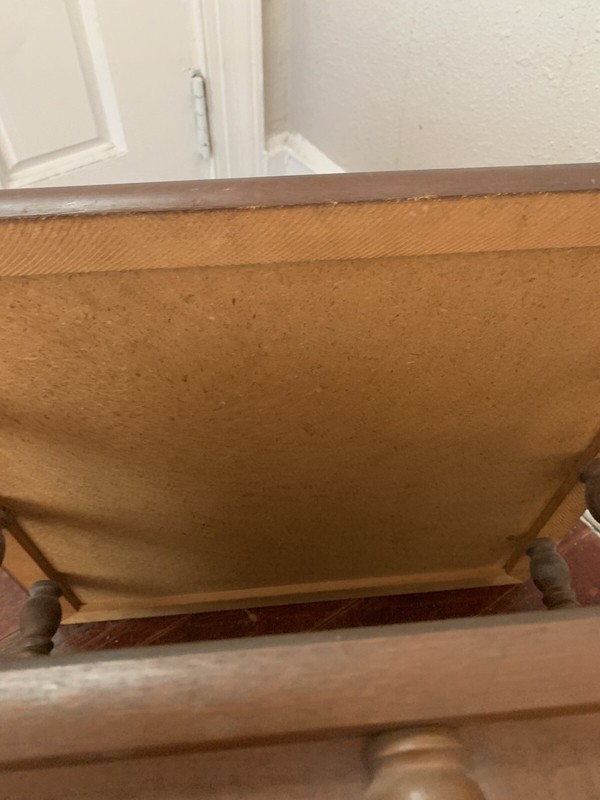Vintage MCM Two Tier Square Side Table gallery