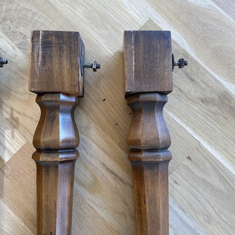 Set of 4 Solid Wood Dining Kitchen Table Legs 28.5" tall gallery