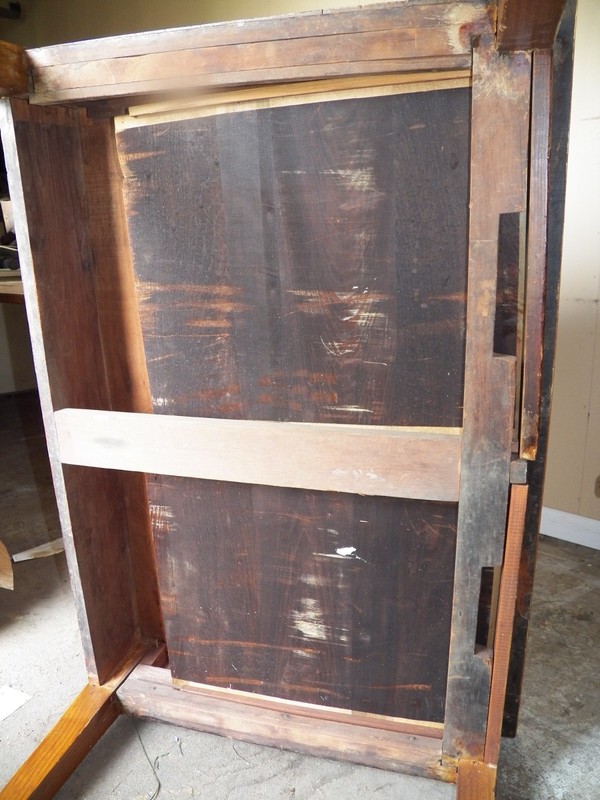 Antique Grain Painted 2 Drawer Kitchen work table Farm dining Old Finish island gallery