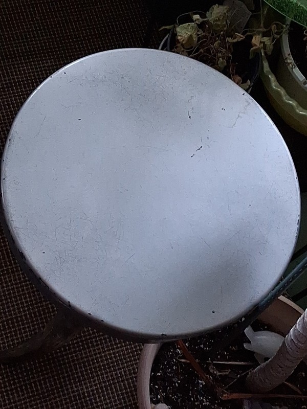 $500. 18 in.tall vintage 3 legged, buffalo horned end table originally $1,500. gallery