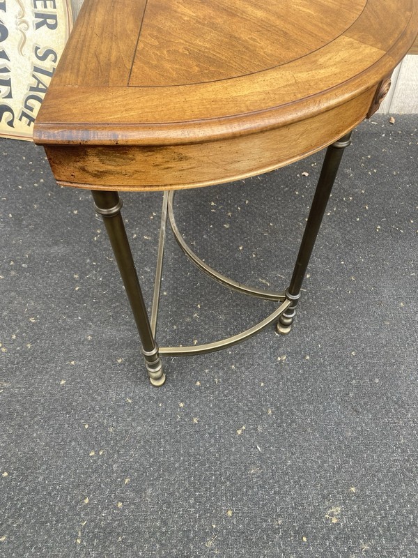 66431 Modern 1/2 Round Console Table Stand gallery
