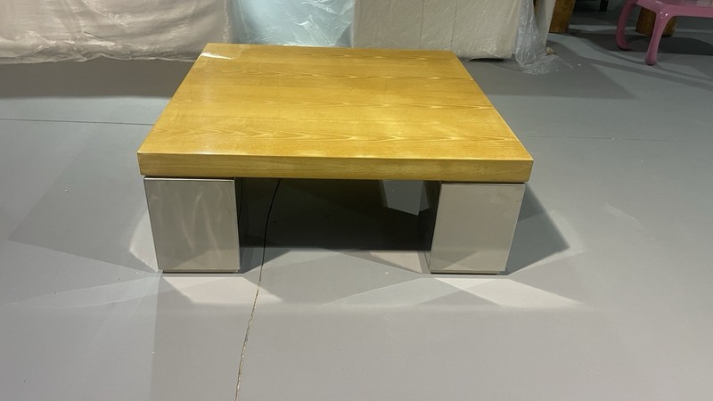 Mid Century Modern Milo Baughman for Thayer Coggin Style Square Coffee Table