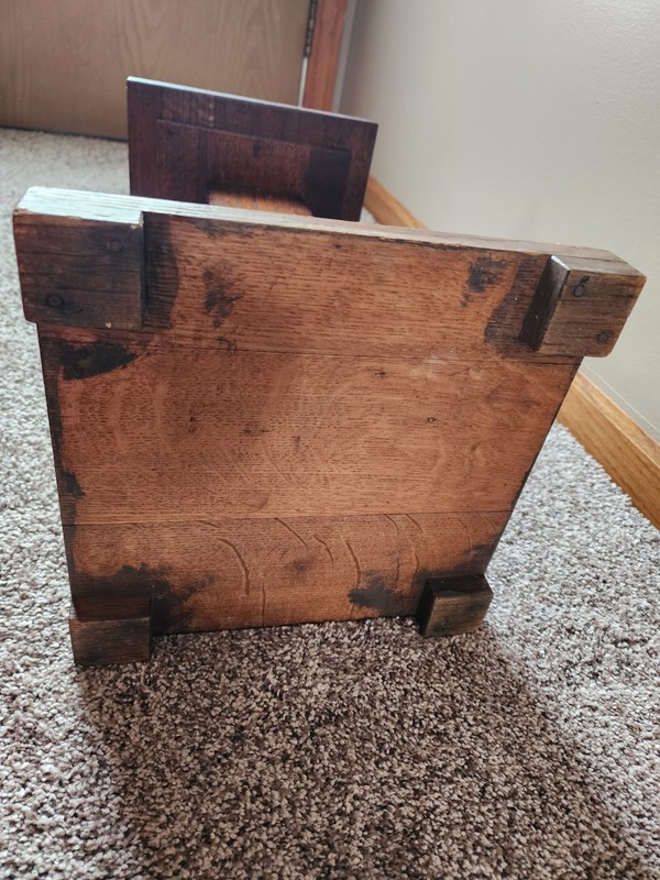 Mission Oak Arts Crafts Style Pedestal Plant Stand Early 20th Century gallery