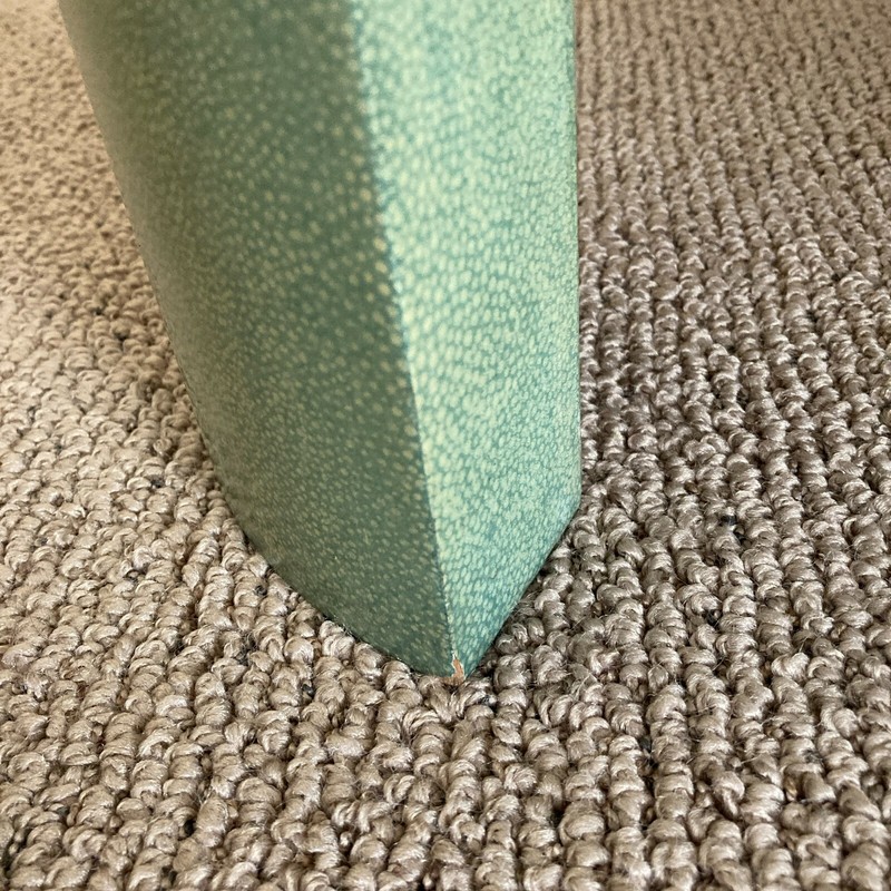 Rare Vintage Karl Springer circa 1970s Faux Green Shagreen Table gallery