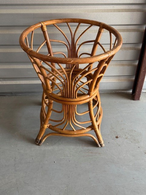 Vintage MCM Walnut Step End Table / Side Table gallery